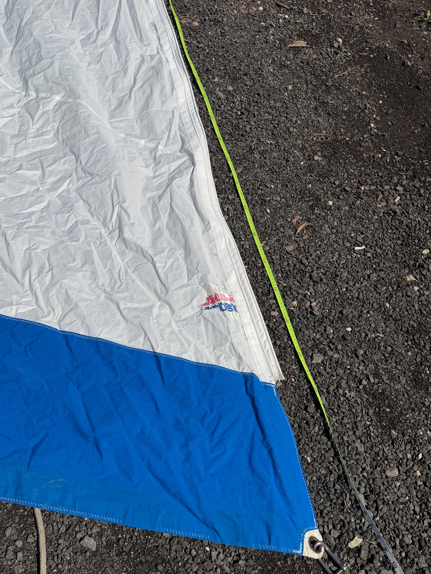 28'8" Luff x 26'9" Leech x 15'11" Foot - 3/8" Slide - Roller Furling Sail - Balboa Recreational 26'