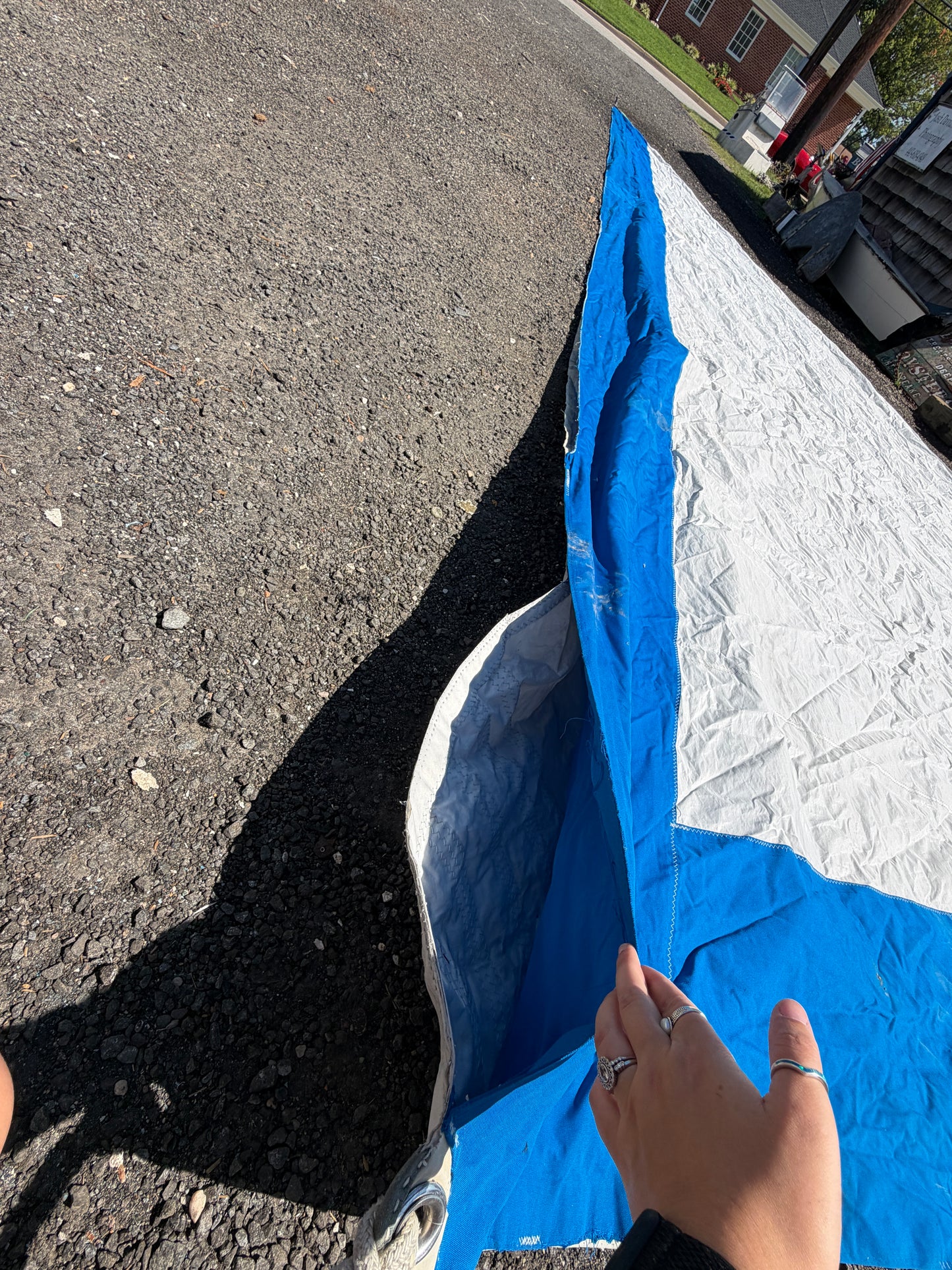 28'8" Luff x 26'9" Leech x 15'11" Foot - 3/8" Slide - Roller Furling Sail - Balboa Recreational 26'