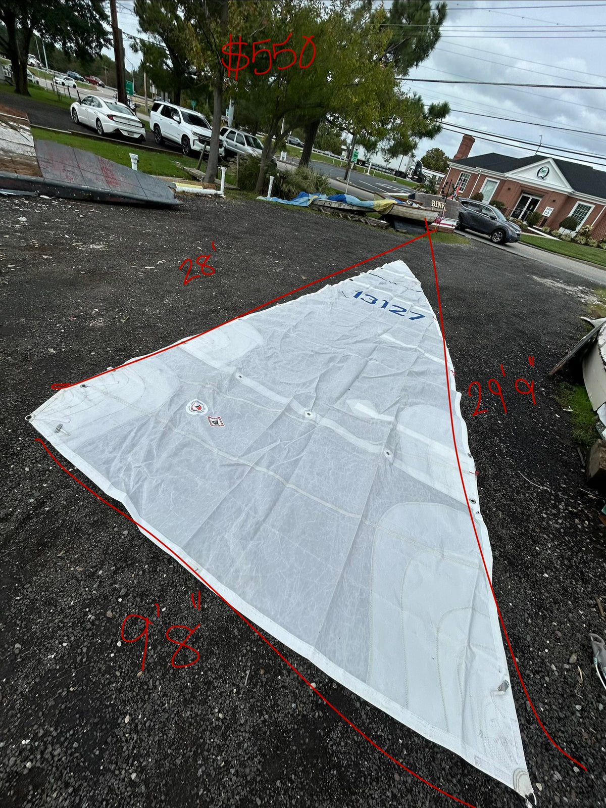 Irwin Citation 34 Headsail- 29'9" x 28' x 9'8"