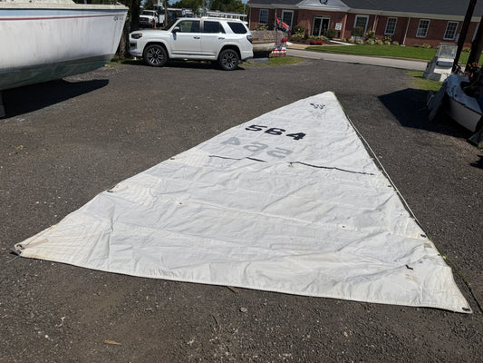 28'10" Leech x 27'2" Luff x 9'6" Foot Main Sail - 7/16" Slug Slide - Ericson 27 1975