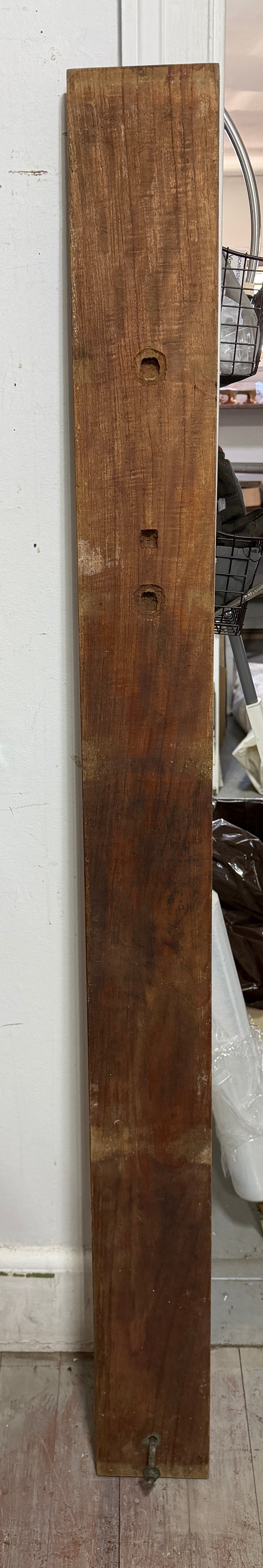 62 1/4" Long x 5 3/4' Wide x 3/4" Thick Teak Floor Piece - Alden Priscilla 1971 -- #294