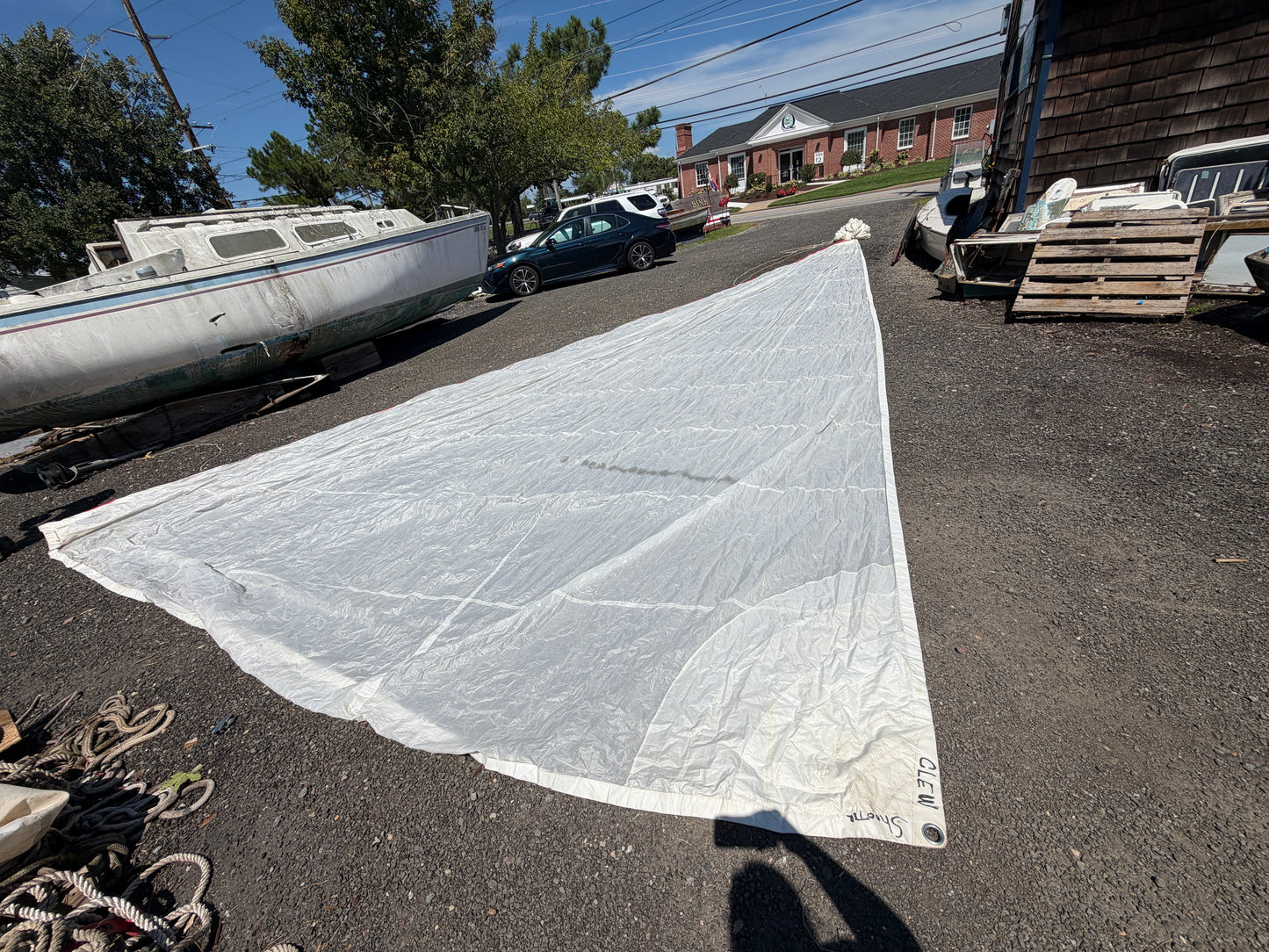 Spinnaker Sail - 42' x 39'4" x 20'5" IN 43' Sock