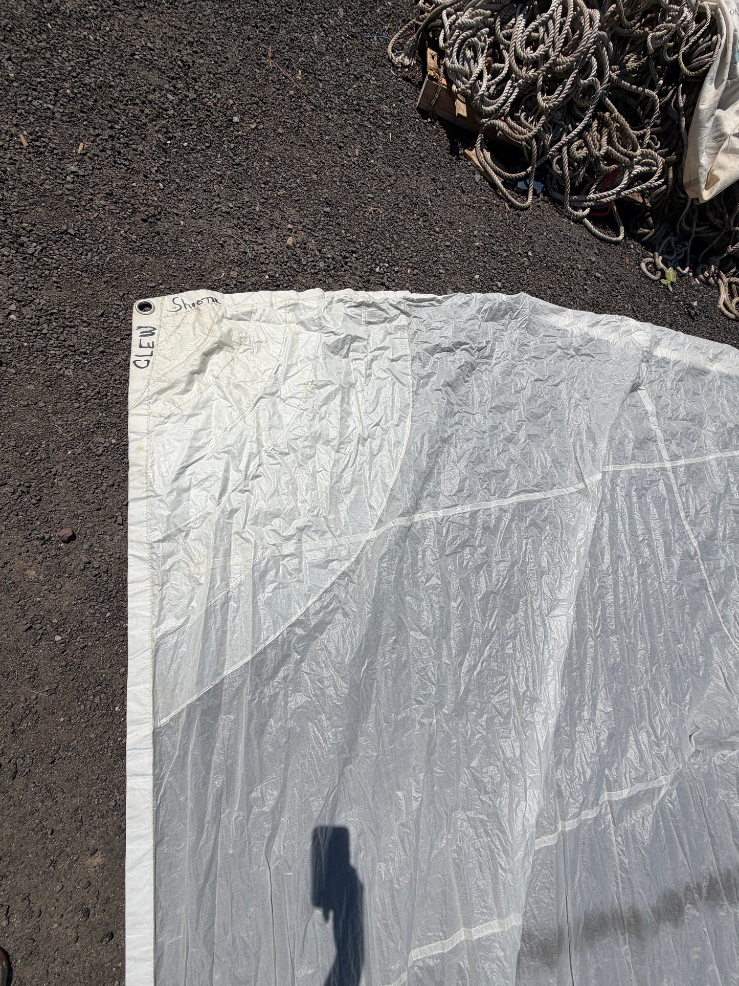 Spinnaker Sail - 42' x 39'4" x 20'5" IN 43' Sock