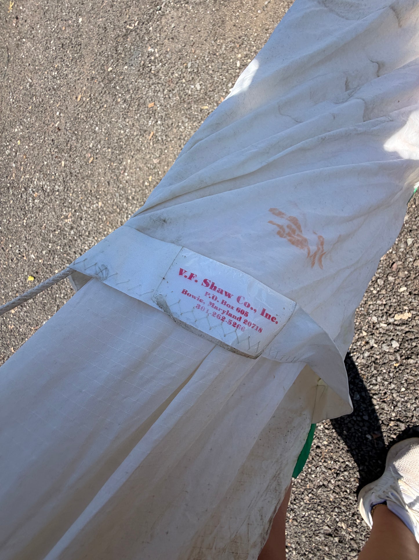 Spinnaker Sail - 42' x 39'4" x 20'5" IN 43' Sock