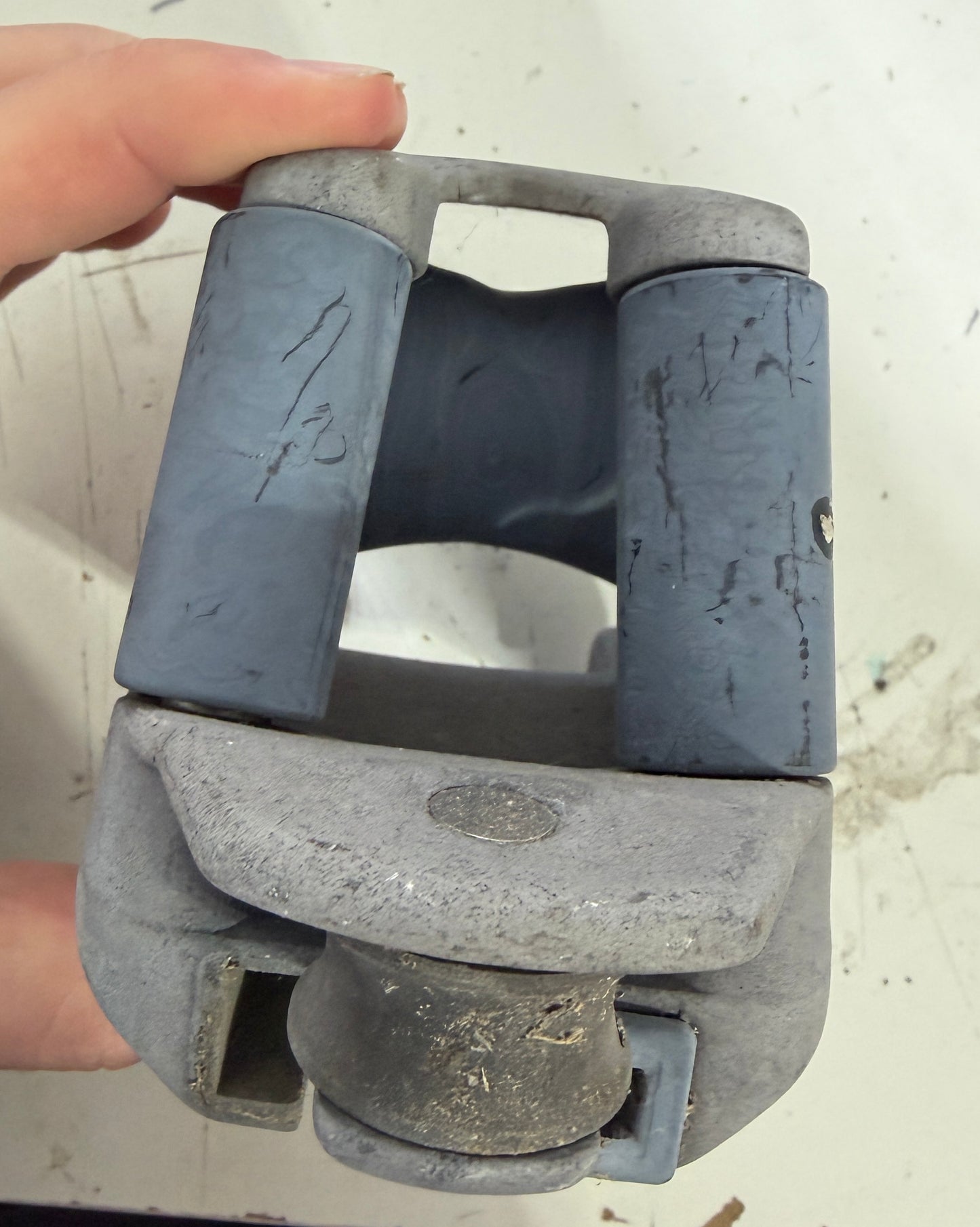Amiot Sheet Block / Traveler Track Car - 1 1/4" Track Size - Plastic Sheave