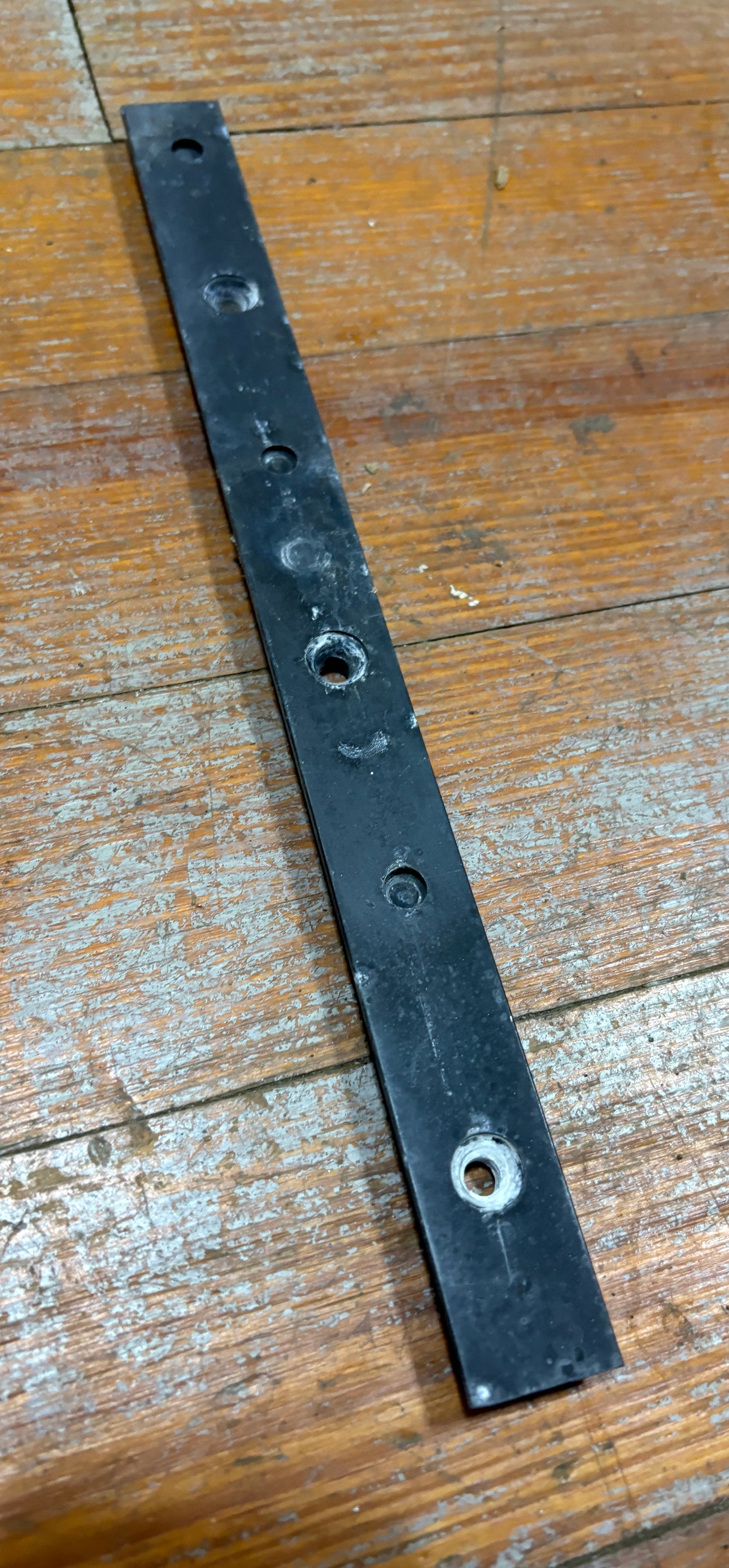 Aluminum Black T Track 14.5" long 1" track