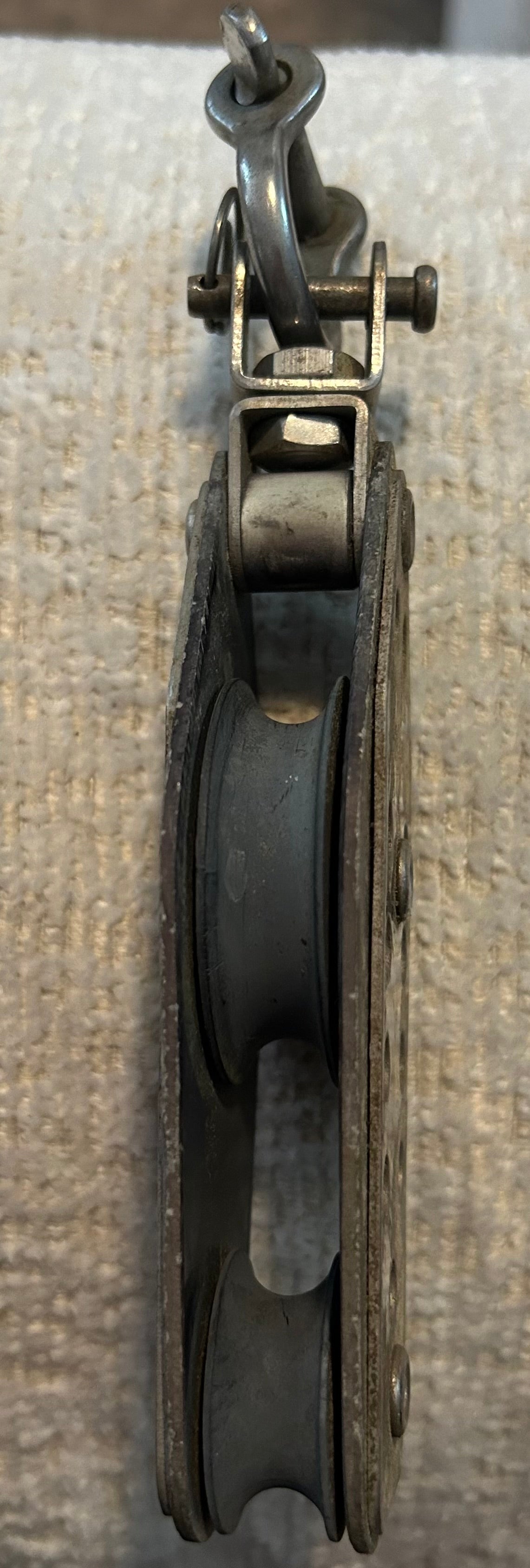 Garhauer Fiddle block w/shackle -3/8" line max