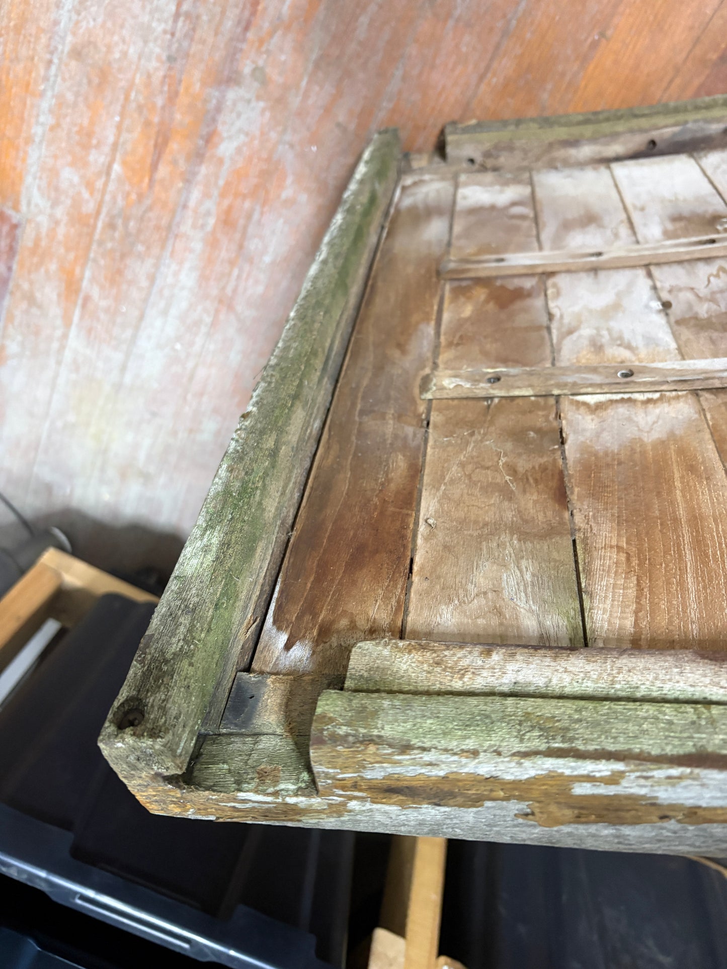 Teak Sliding Companion Hatch 35 1/4" x 28" off of an 1975 Ericson 27