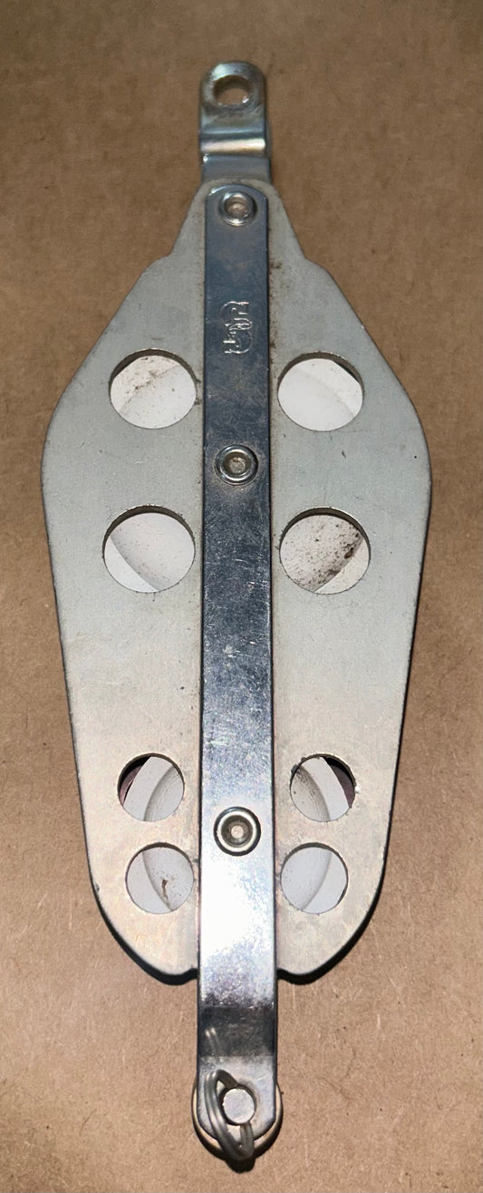 Schaefer Fiddle Block w/becket - 7/16" line max