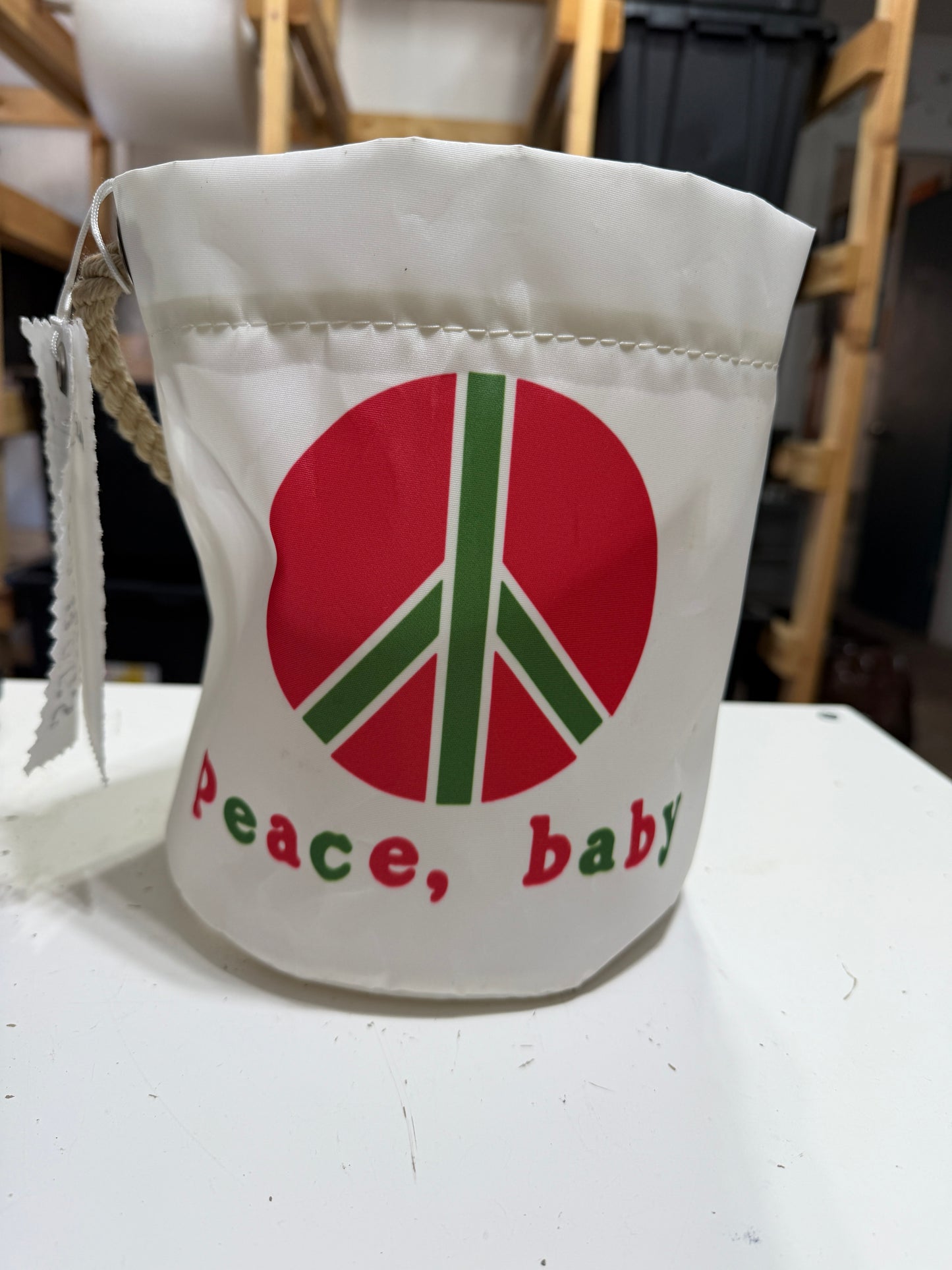 Sea Bags Maine Peace Baby Set - 3/6 Month Onesie