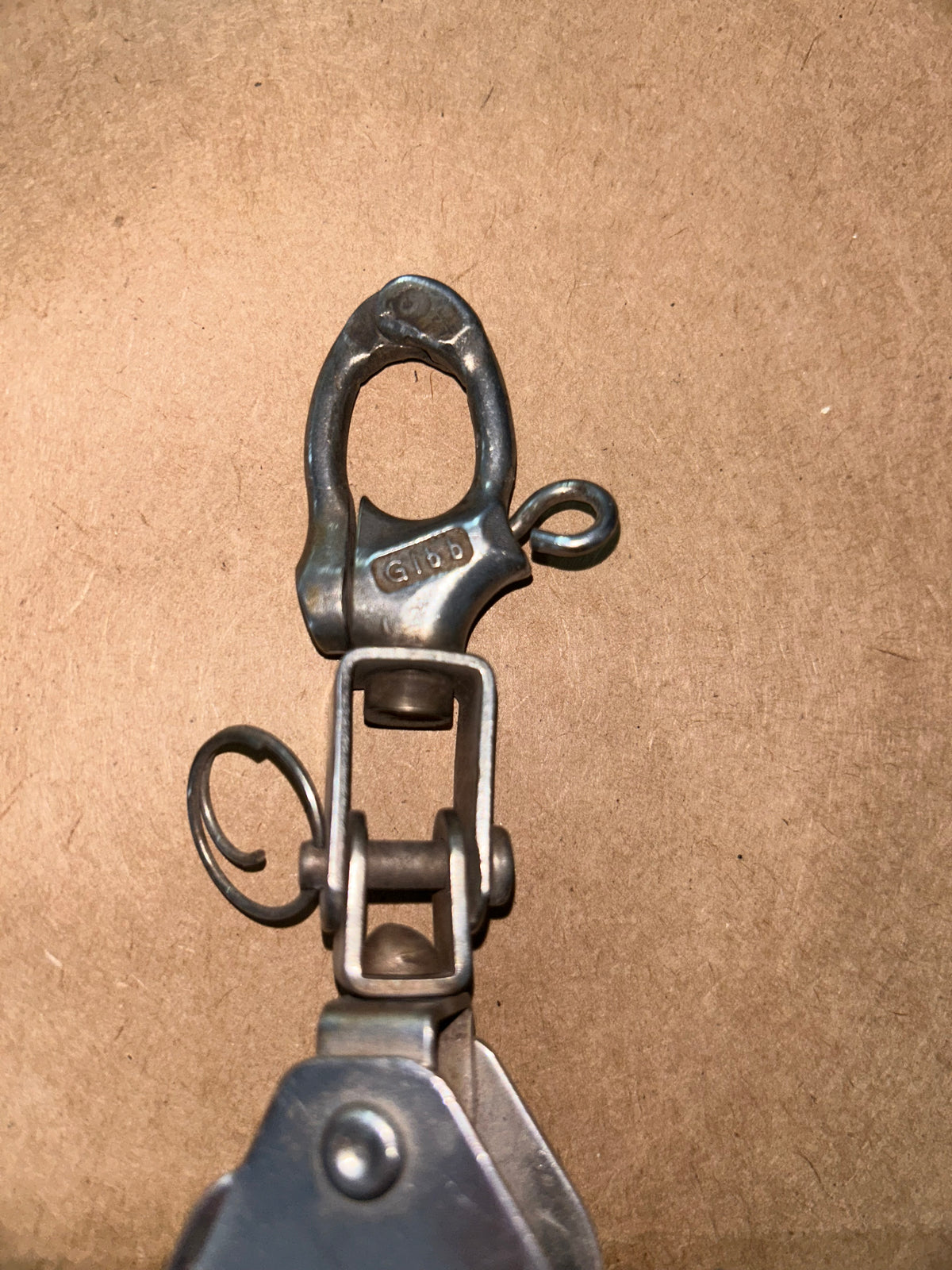 Schaefer Fiddle Block With Cam Cleat & Shackle - 3/8" Line