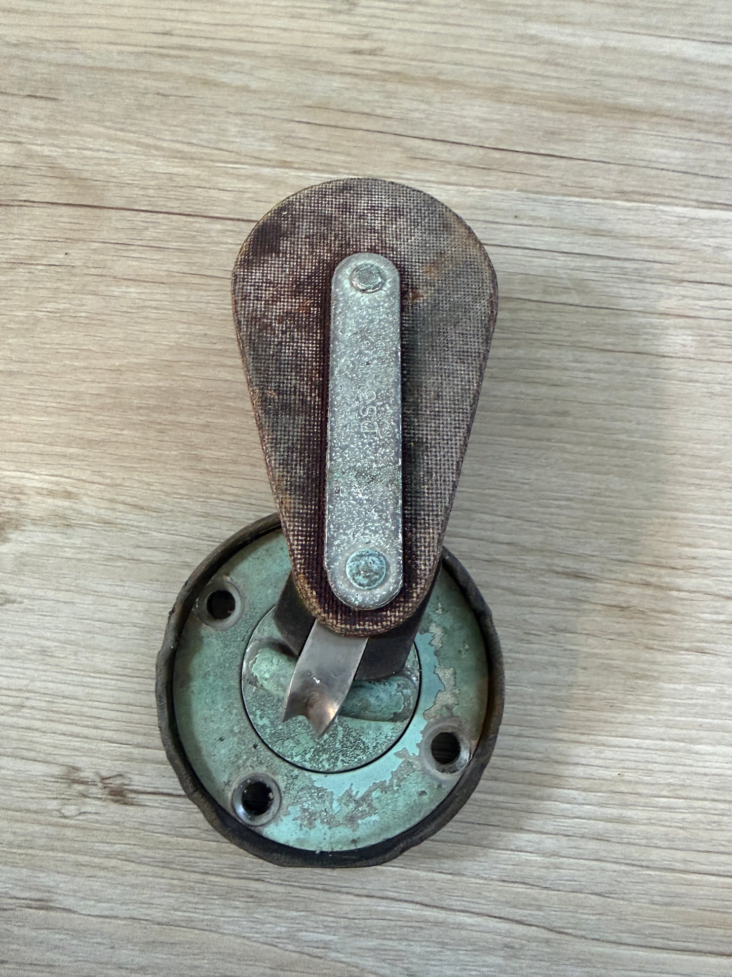 Tufnol Block With Bronzed Mounting Base - AS IS