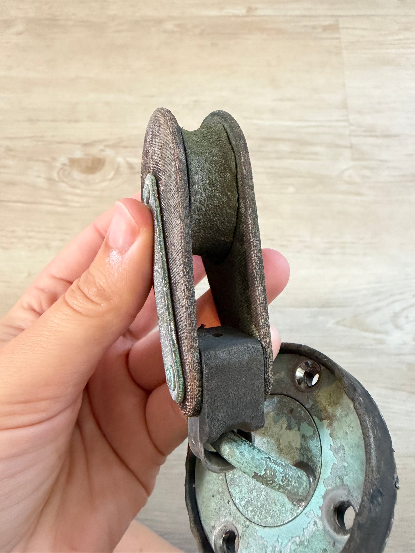 Tufnol Block With Bronzed Mounting Base - AS IS