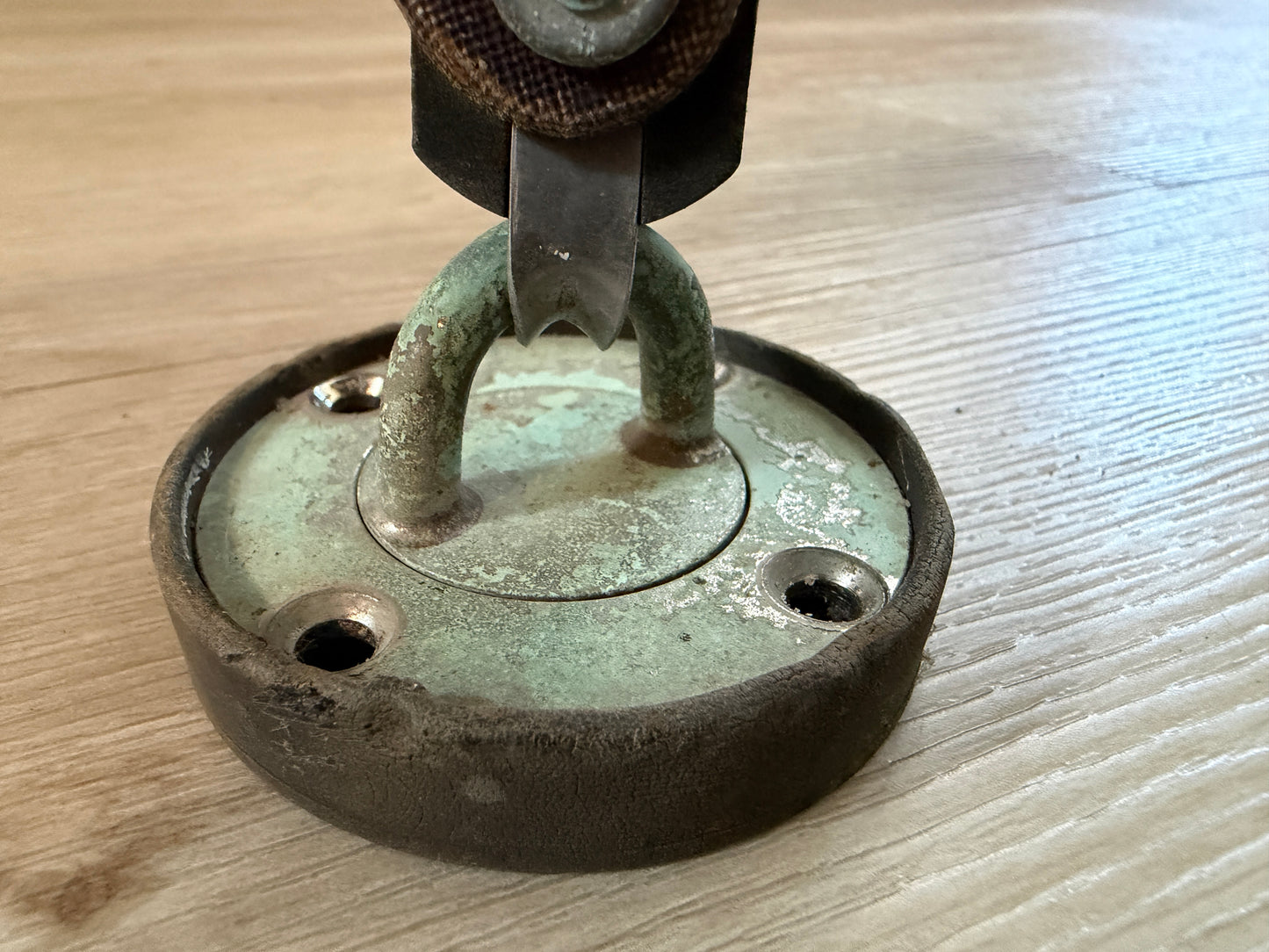 Tufnol Block With Bronzed Mounting Base - AS IS