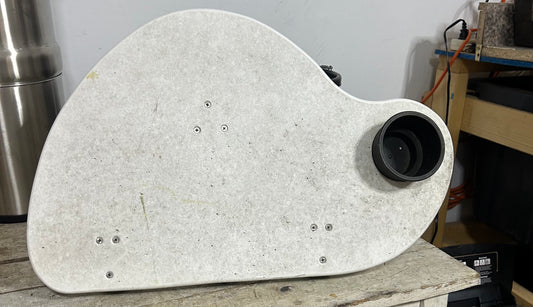 Stern Cockpit Seat w/ Pedestal & Mounting Hardware 24 3/4” x 16 1/2” (Right Side)