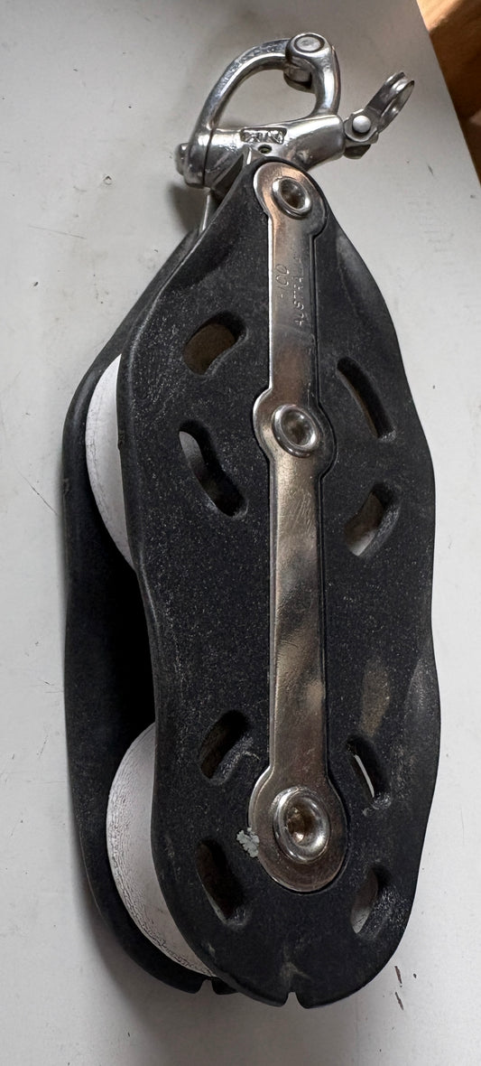 Fico Swivel Fiddle Block with Snap Shackle