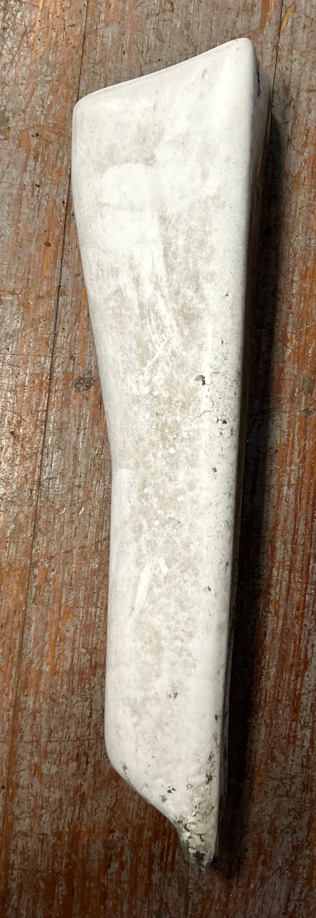 White winch handle holder - 12 1/2"