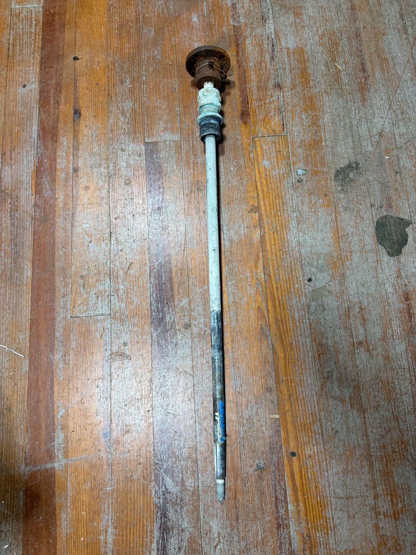 36.5" Long x 7/8" Bronze Tapered Shaft
