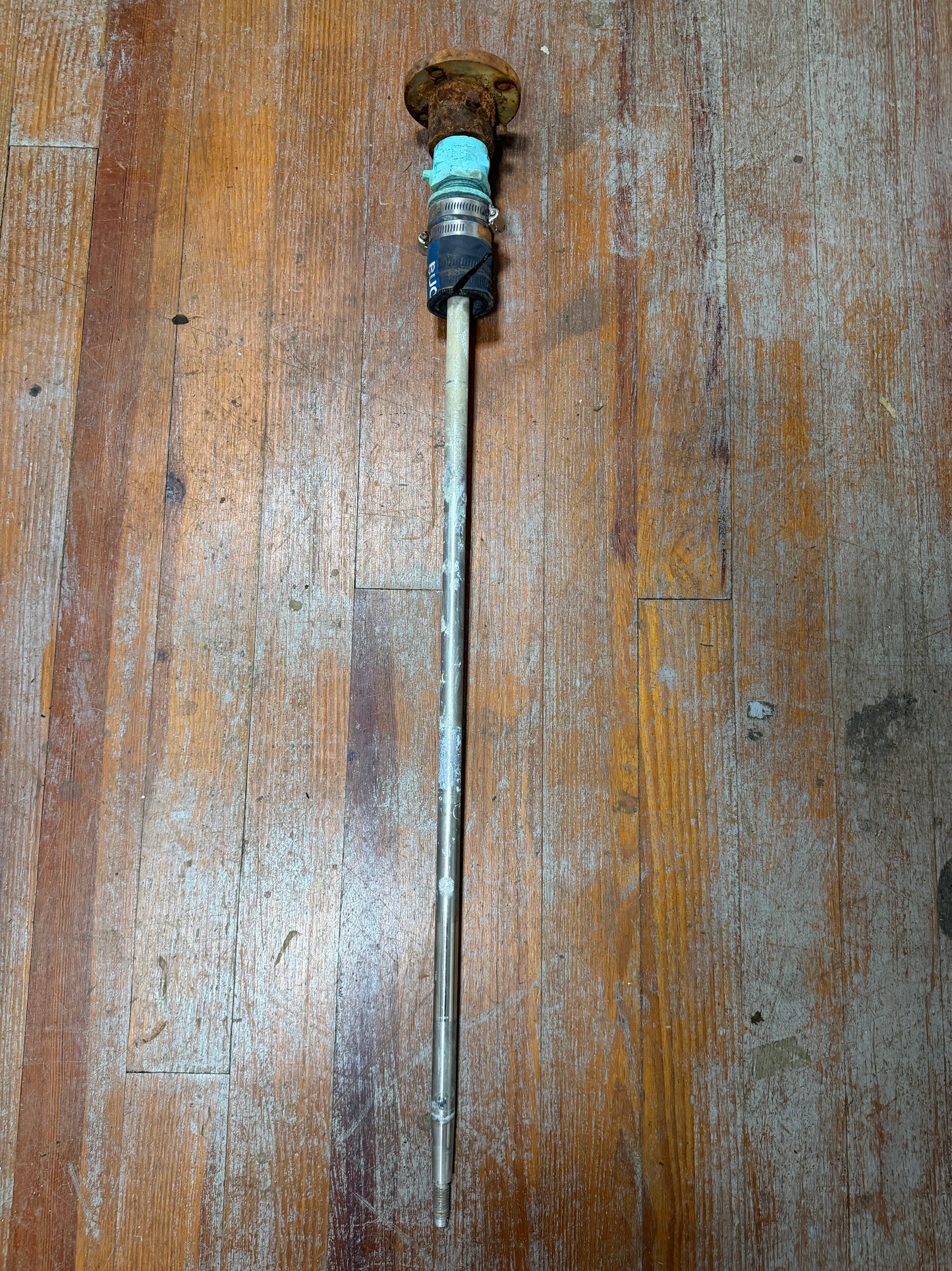 37" Long x 3/4" Tapered Stainless Steel Shaft