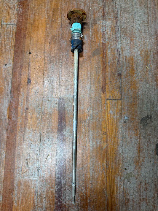 37" Long x 3/4" Tapered Stainless Steel Shaft