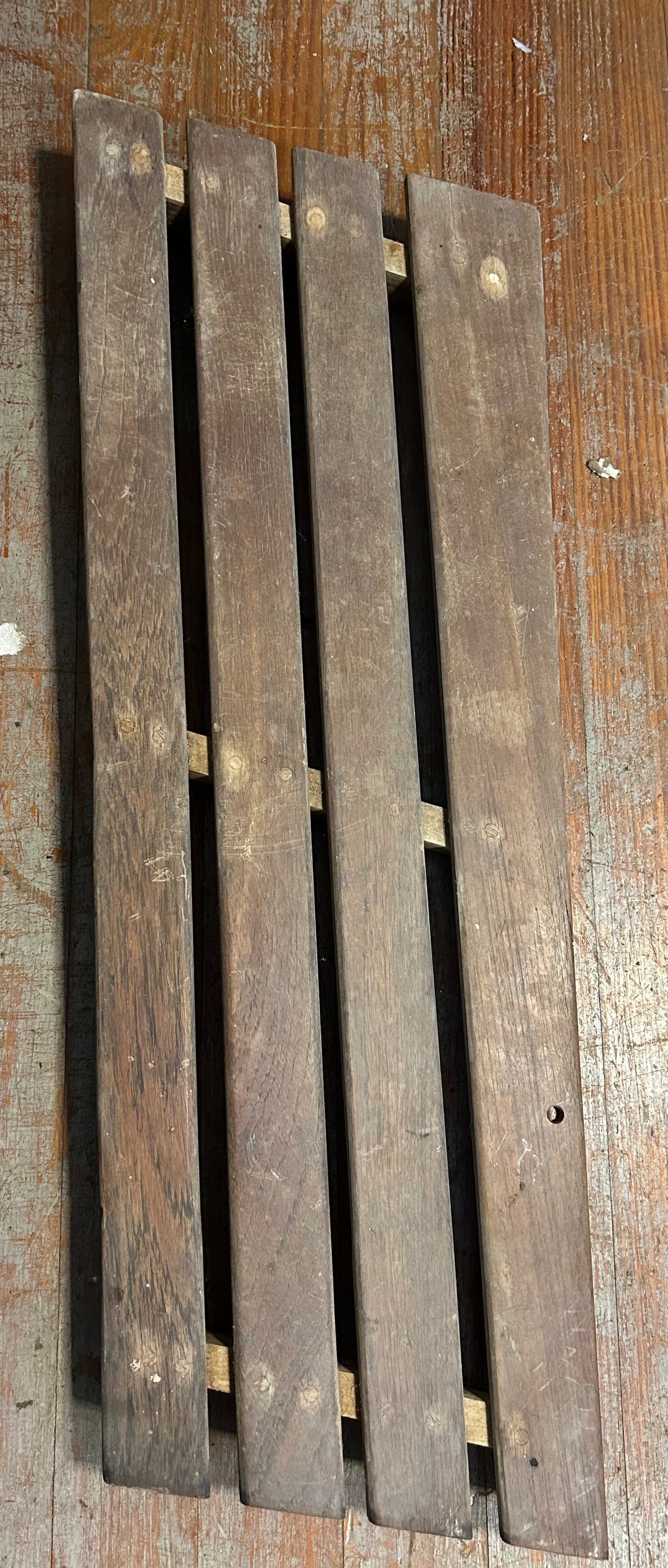 Teak Slated Grate 32 1/2" x 12" #353