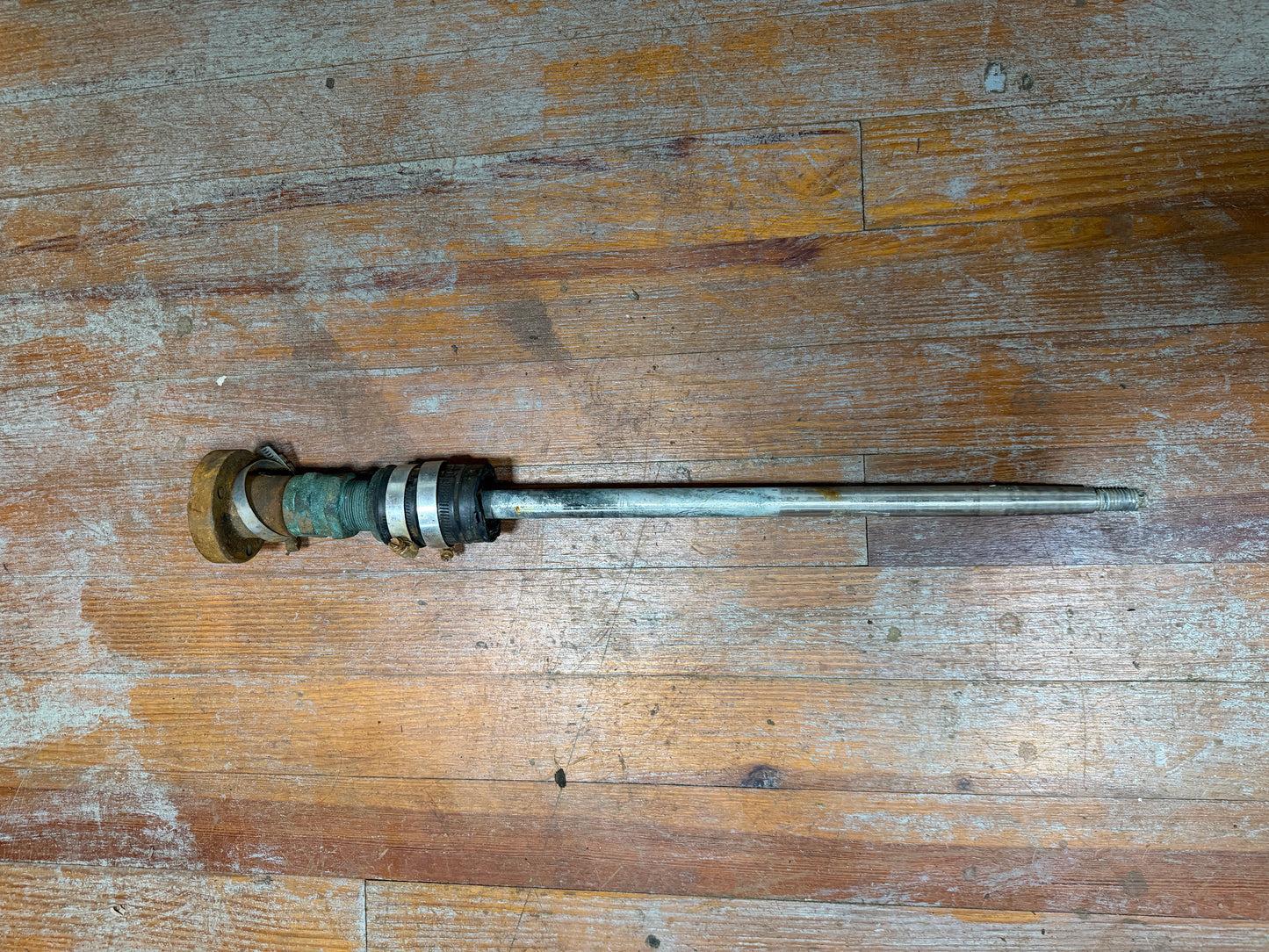 26 7/8" Long x 7/8" Tapered Stainless Steel Shaft