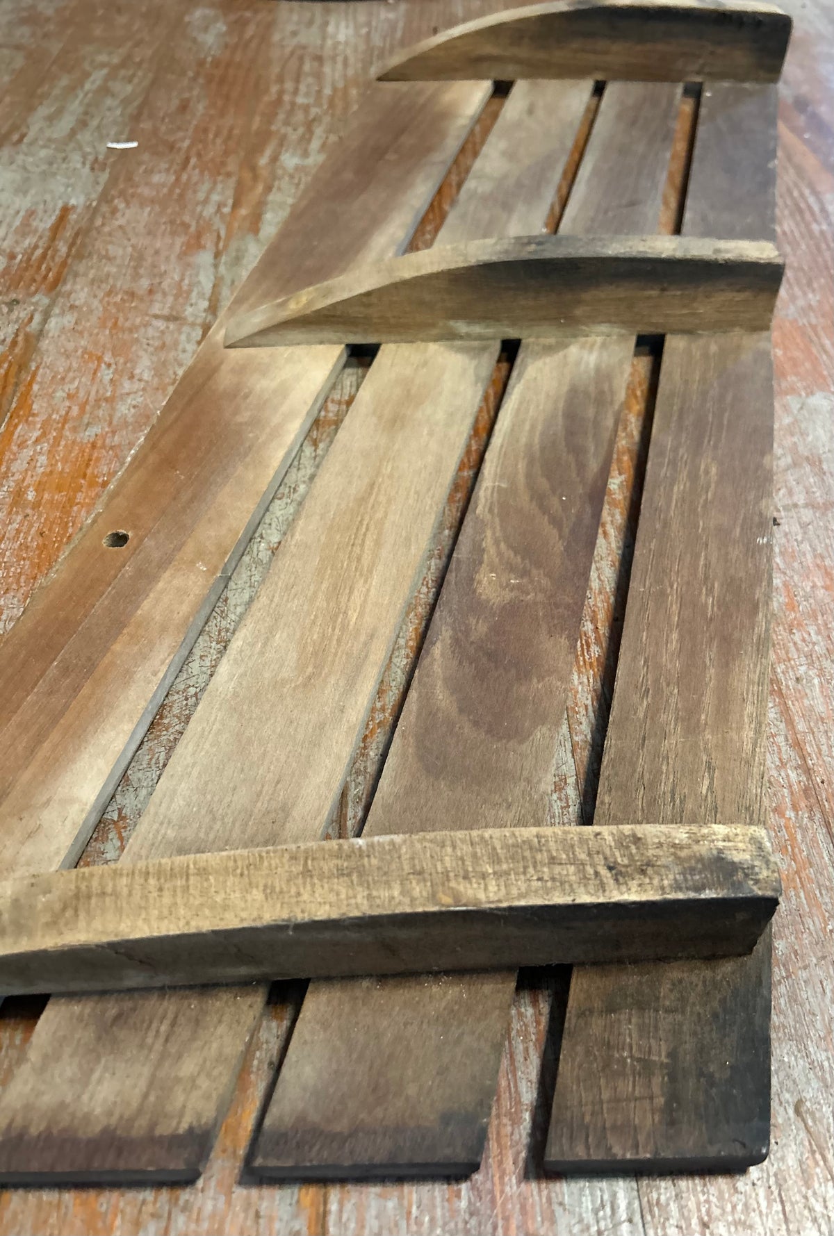 Teak Slated Grate 32 1/2" x 12" #353