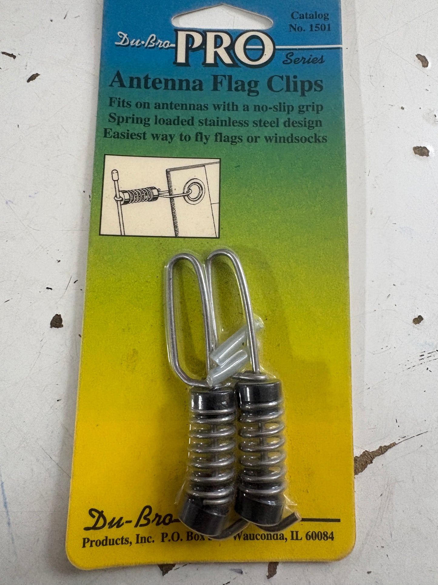 Du-Bro Pro #1501 Antenna Flag Clips