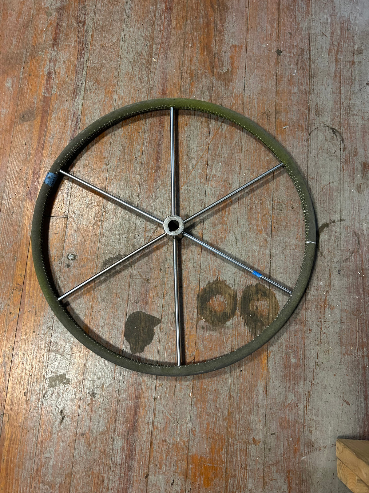 26" Stainless Steel Wheel With 1" Straight Keyed Shaft