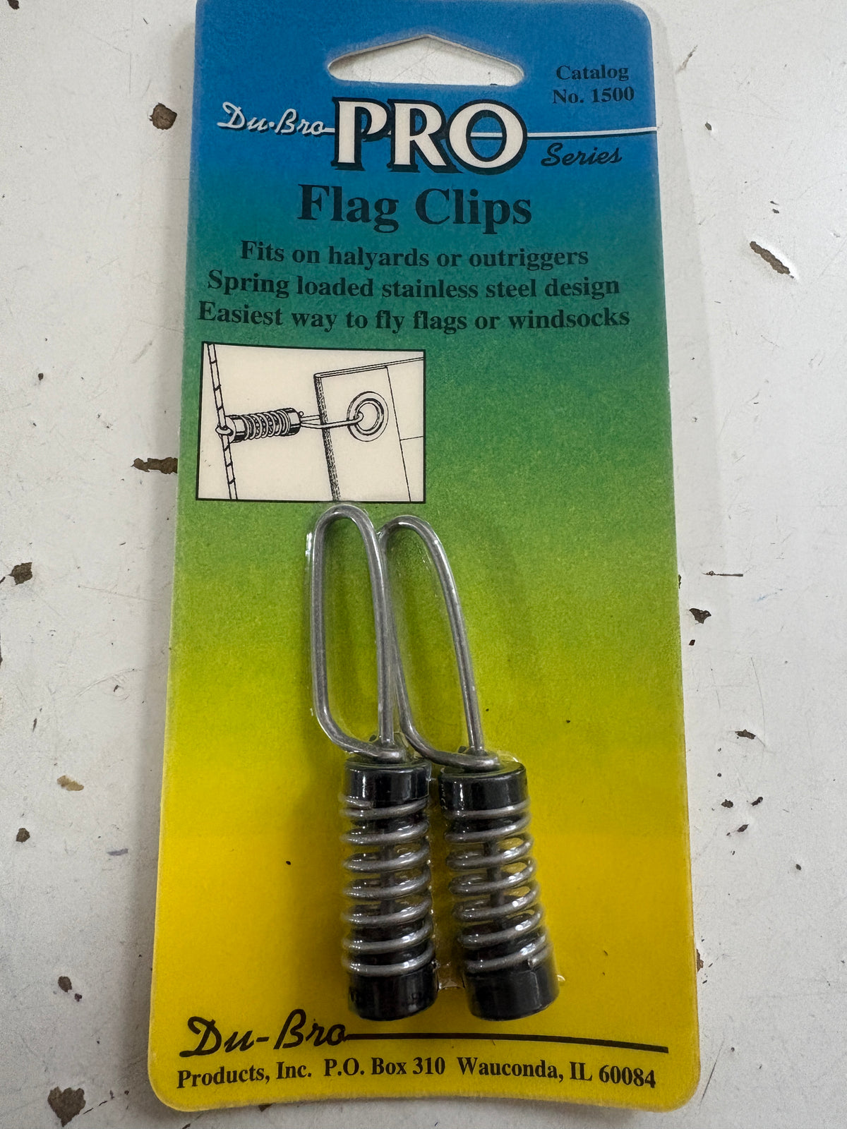 Du-Bro Pro #1500 Antenna Flag Clips
