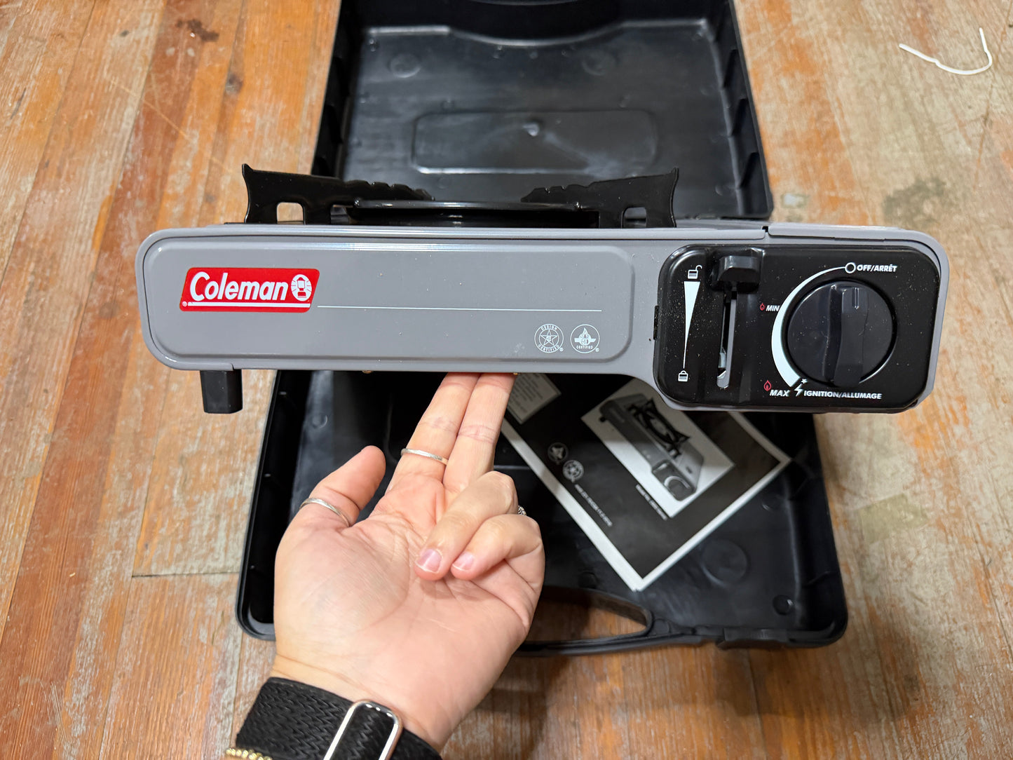 Portable Coleman Butane Stove