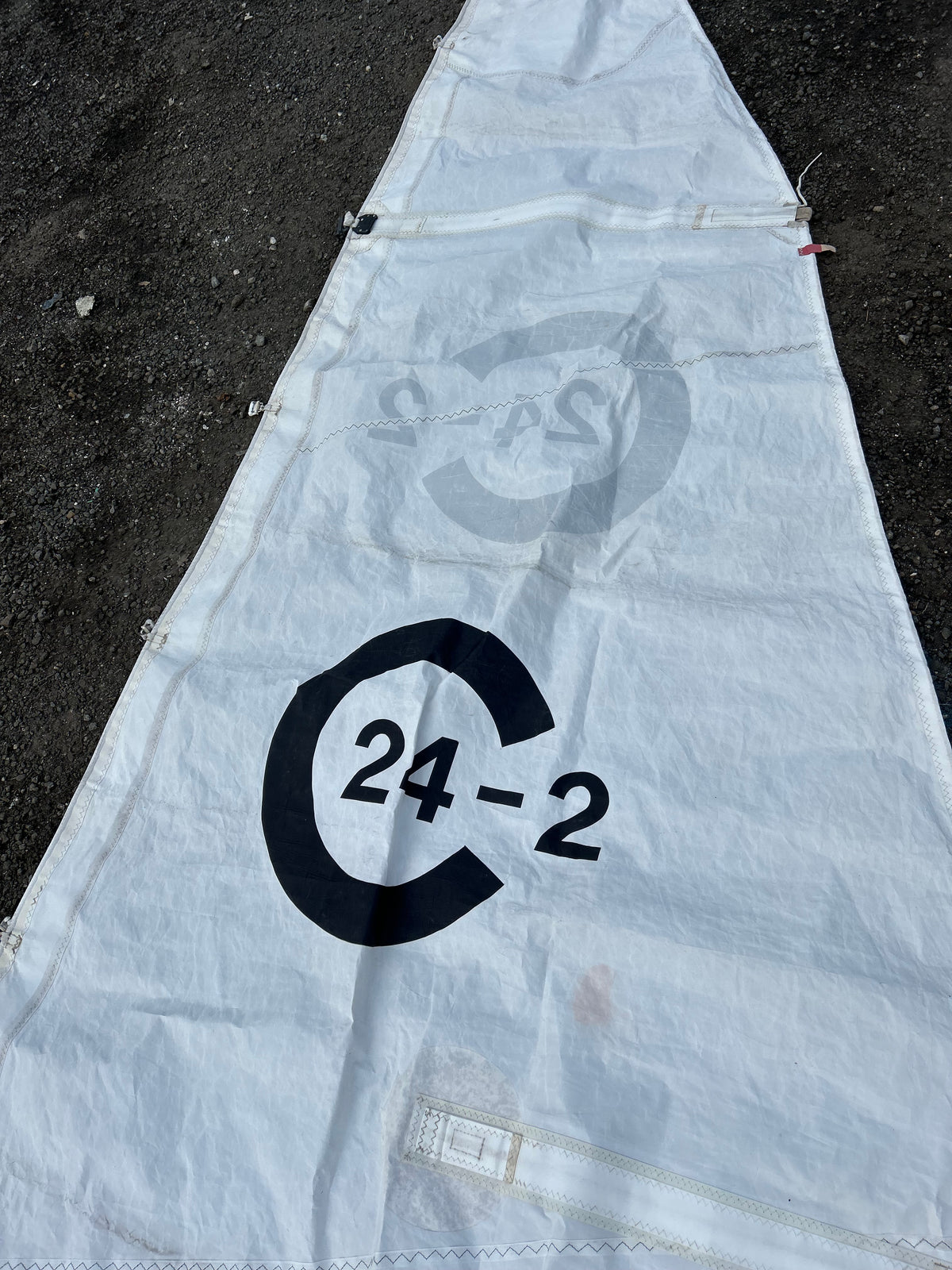 North Sails Cal 24 Mainsail 24’5” Luff 21’8” Leech 9’8” Foot