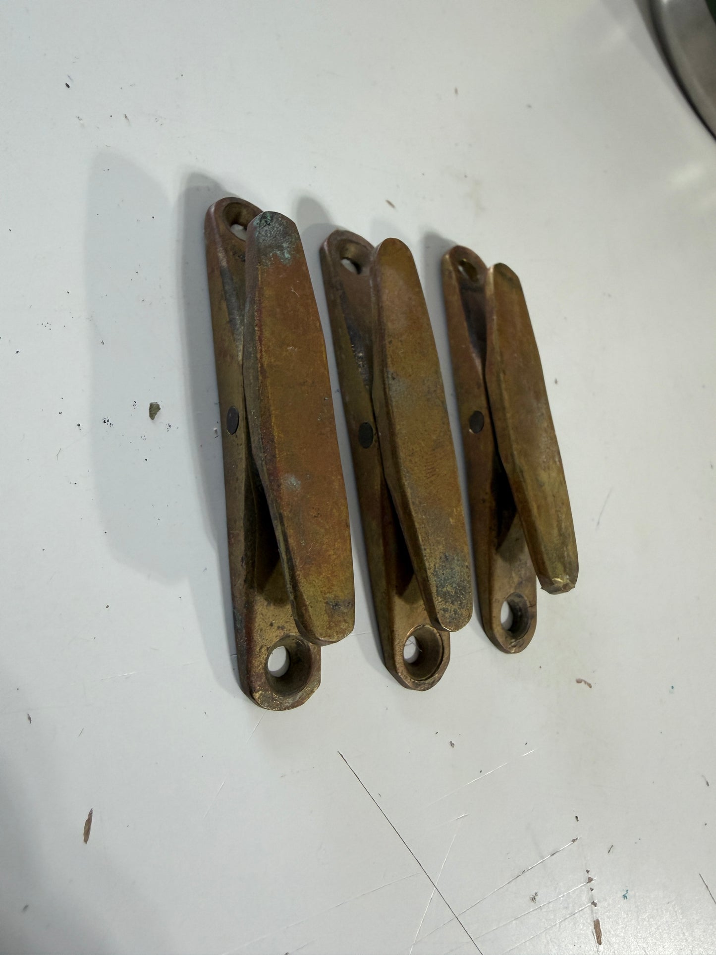 SET OF 3 Bronze Cleats - 3"