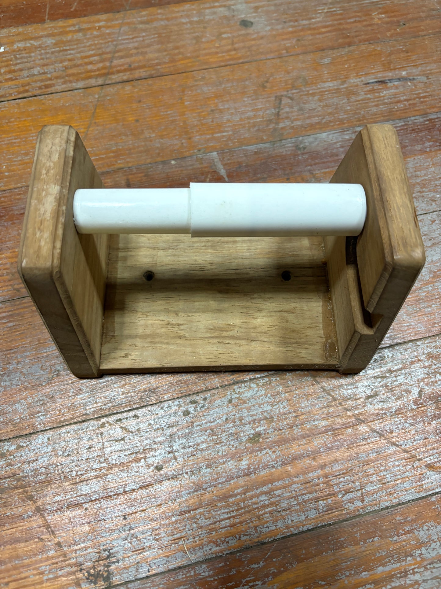 Teak Toilet Paper Holder