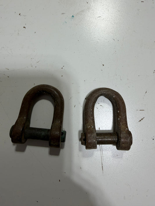 PAIR D Shackles - 1/4" & 5/16" Pin Diameters