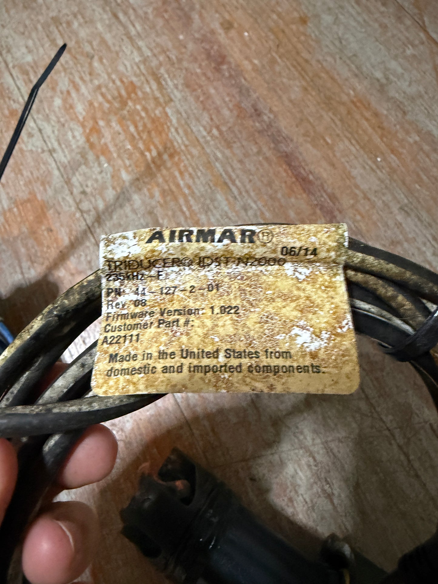 Airmar Smart Tri Multisensor Triducer - IDST-N2000 With Wires