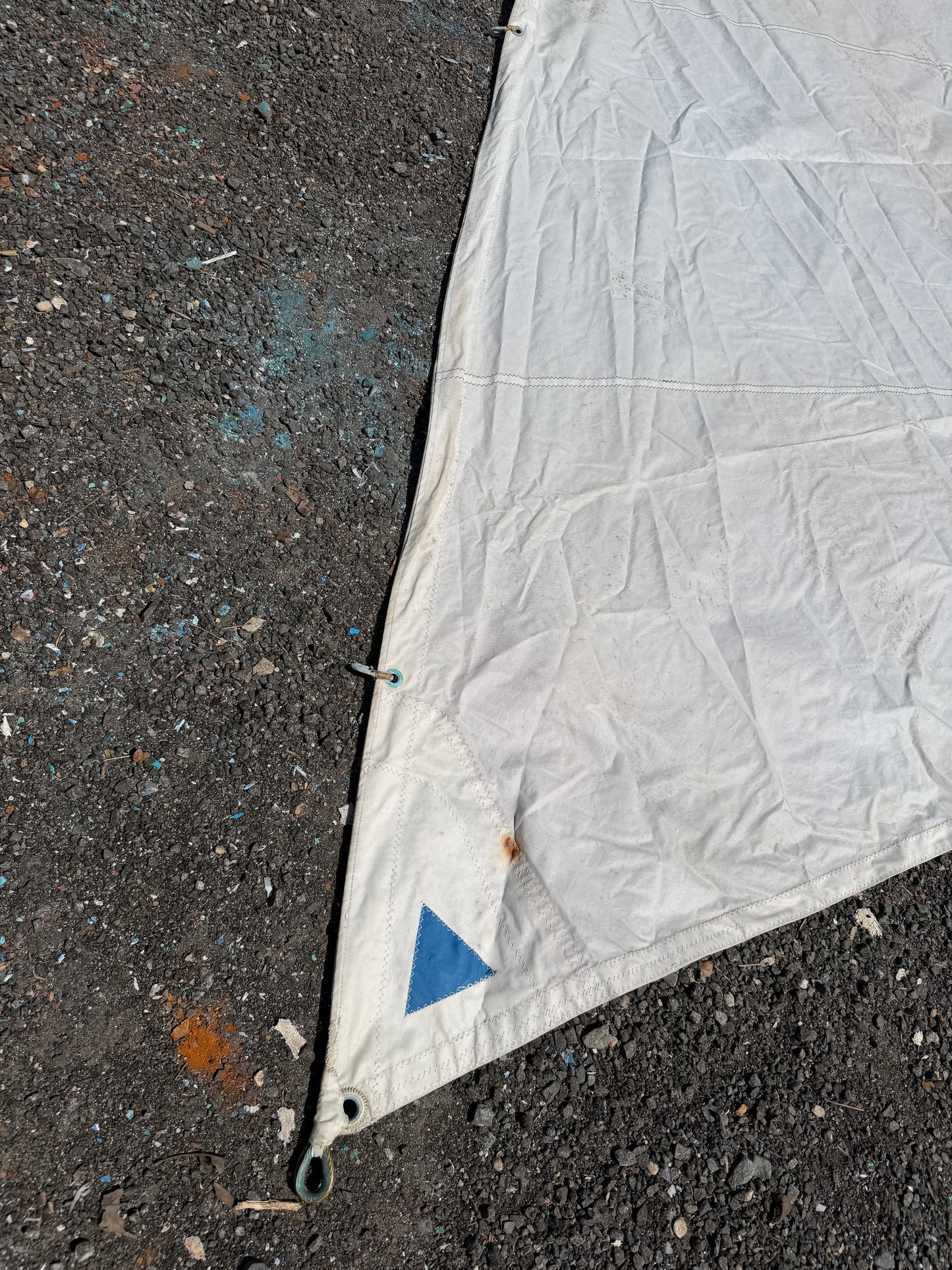 1964 Pearson Triton Jib Sail - 28'4" Hank on Leech x 24'8" Luff x 10'5" Foot