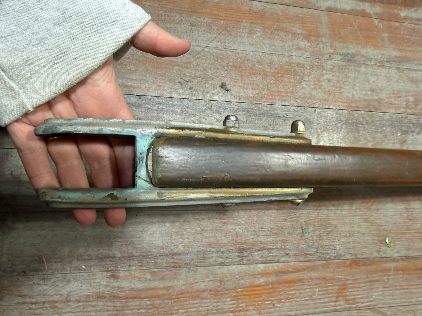 48" Slightly Curved Tiller Handle -- #23