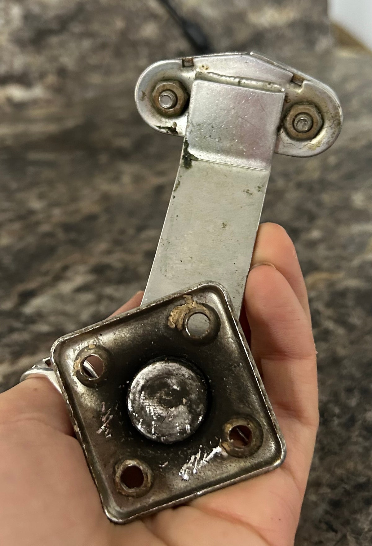 Standing Schaefer block with extended cam cleat - 3/8" line