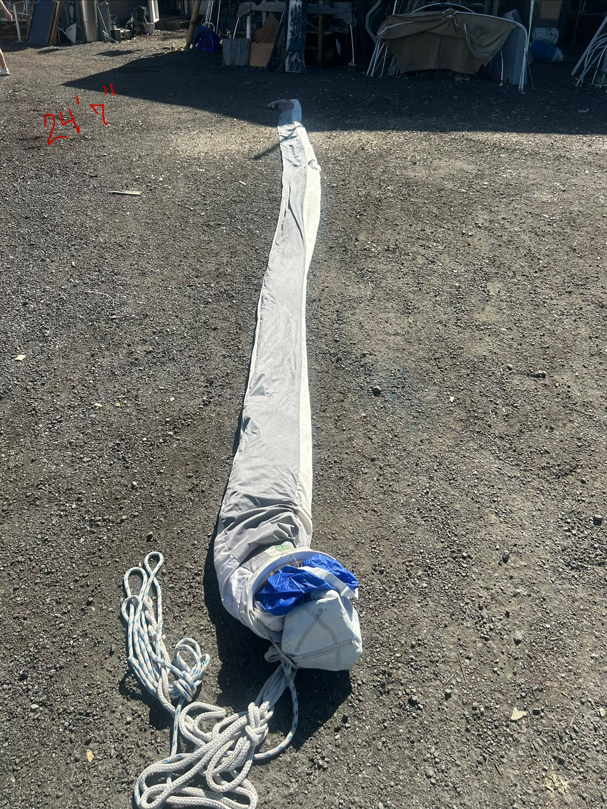 Asymmetrical Spinnaker w/ Sock – 25’2” x 21’7” x 14’4” Cal 24