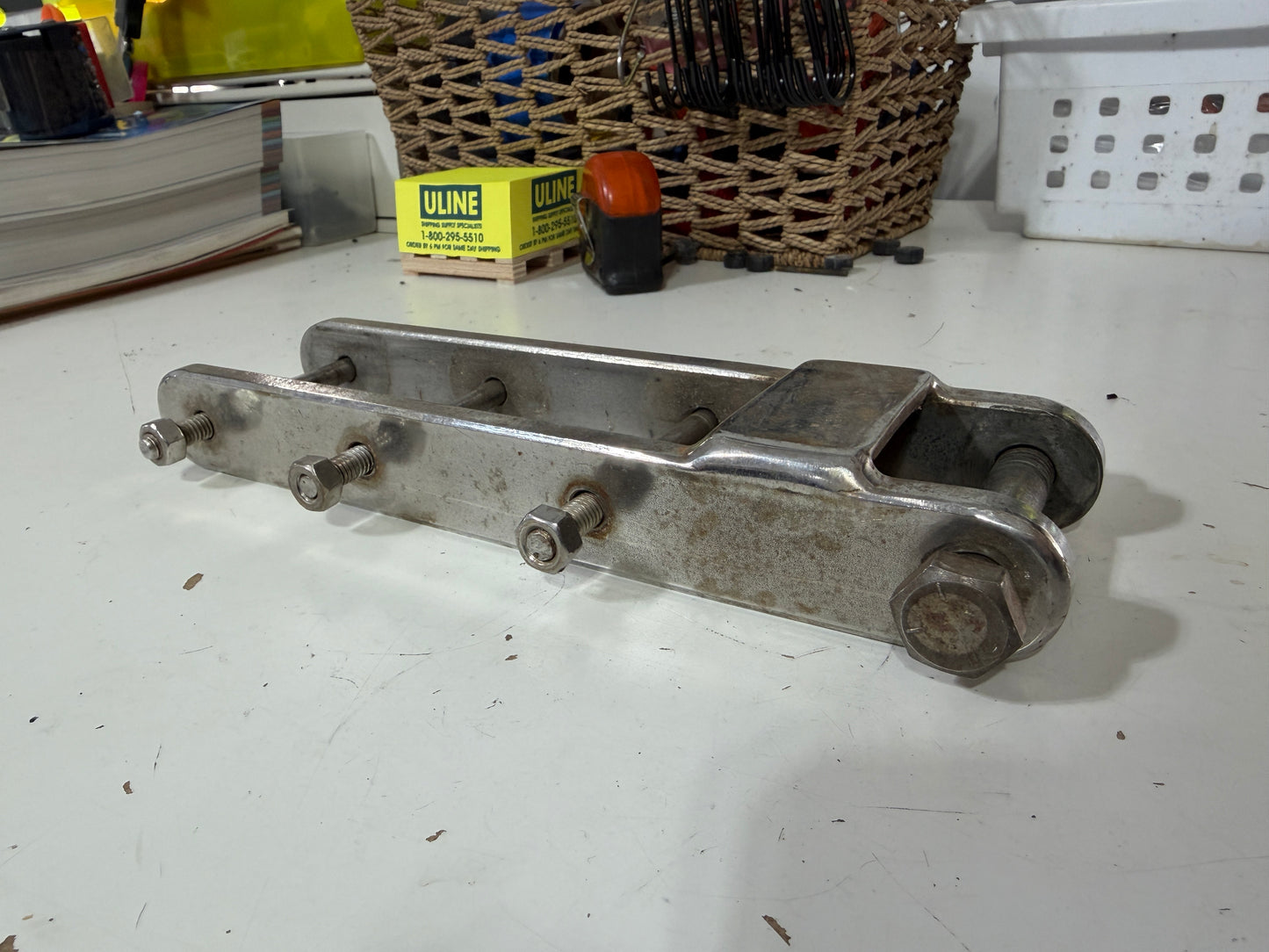 Stainless Steel Tiller Strap - 2" Width -- #10