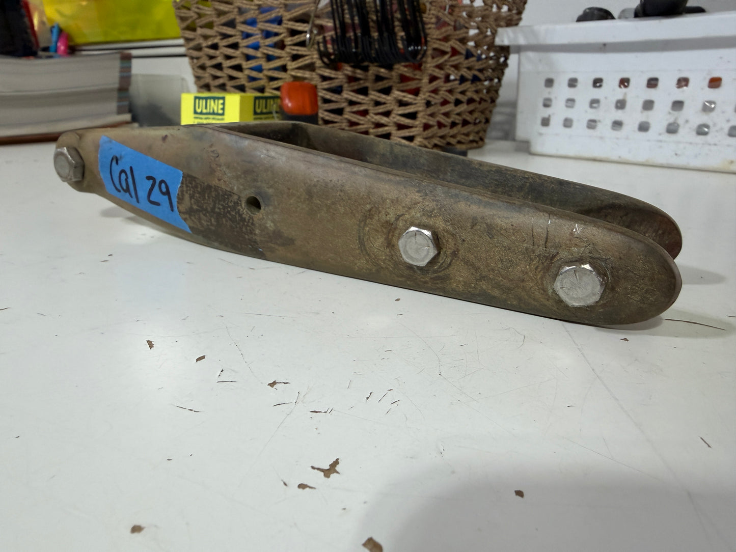 Bronze Tiller Strap - 2" WIDTH - CAL 29 -- #13