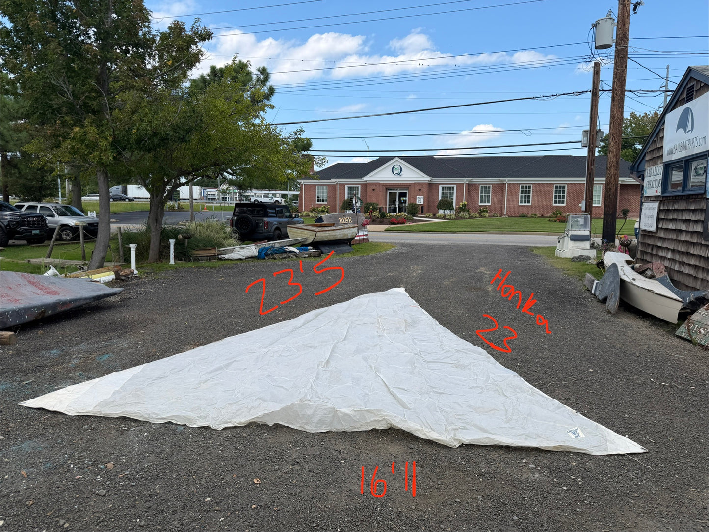 Ulmer Sail - 23'5" x 23' (Hank On Side) x 16'11"