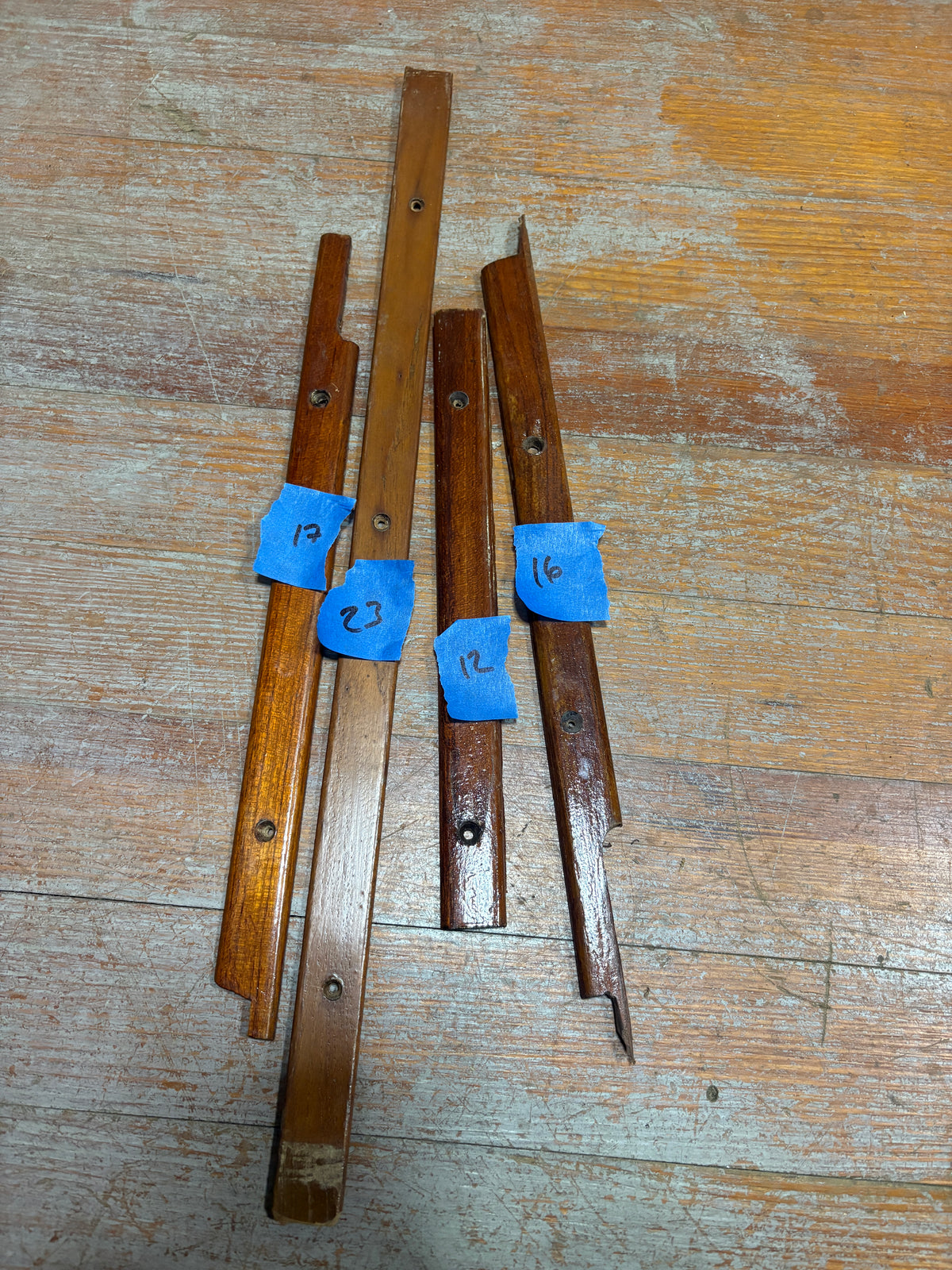 Teak Trim Lot off of Irwin 31