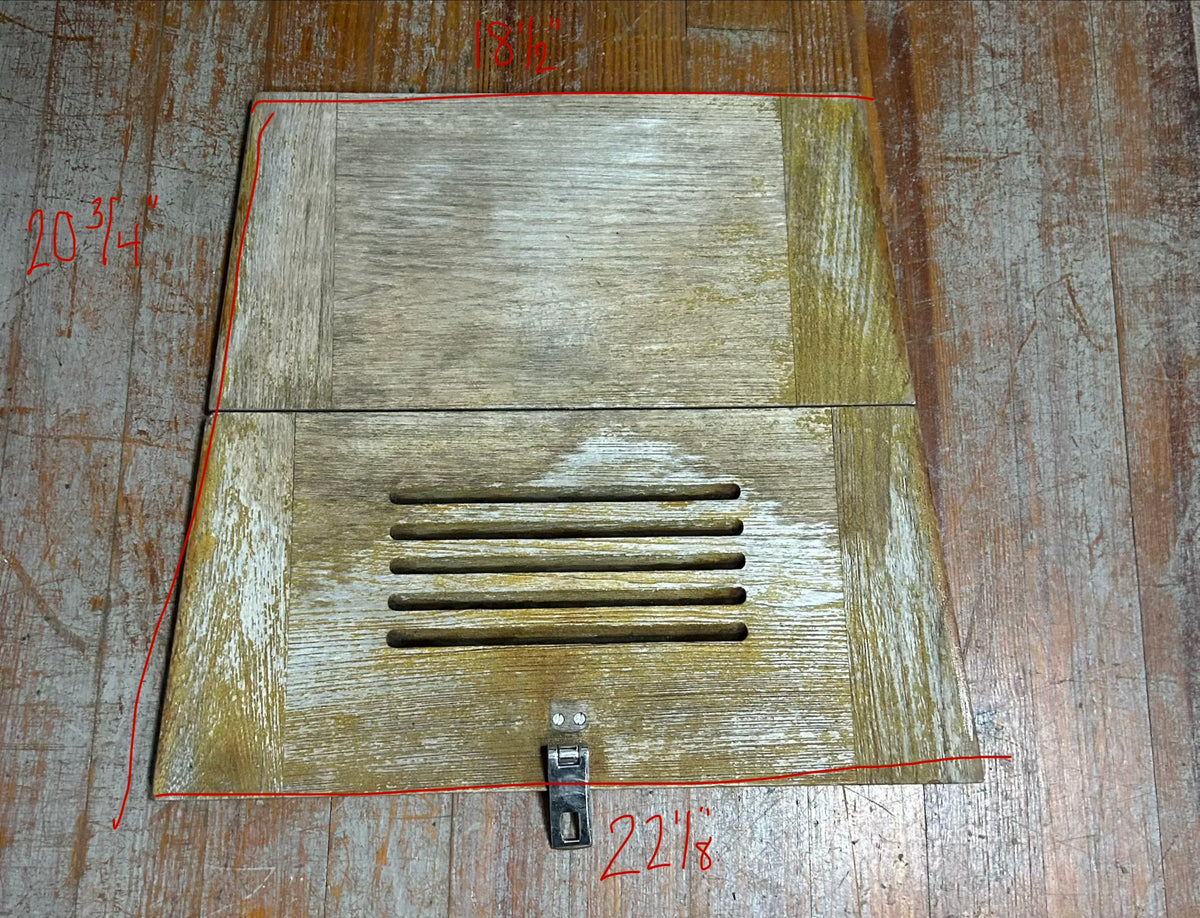 C&C26 Companionway Boards 22 1/8” x 20 3/4” #82