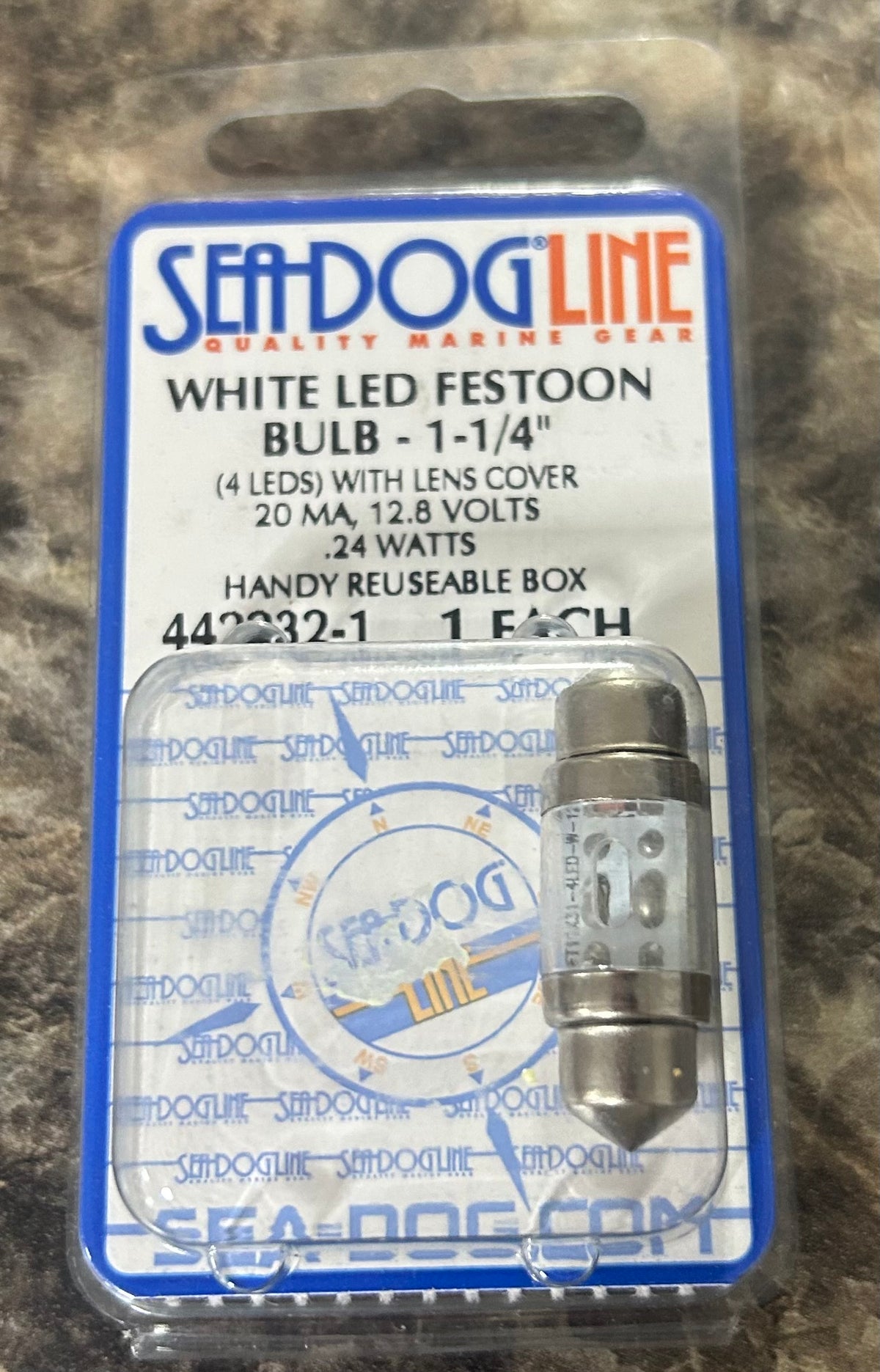 NEW Seadog Line - White LED Festoon Bulb- 1 1/4"