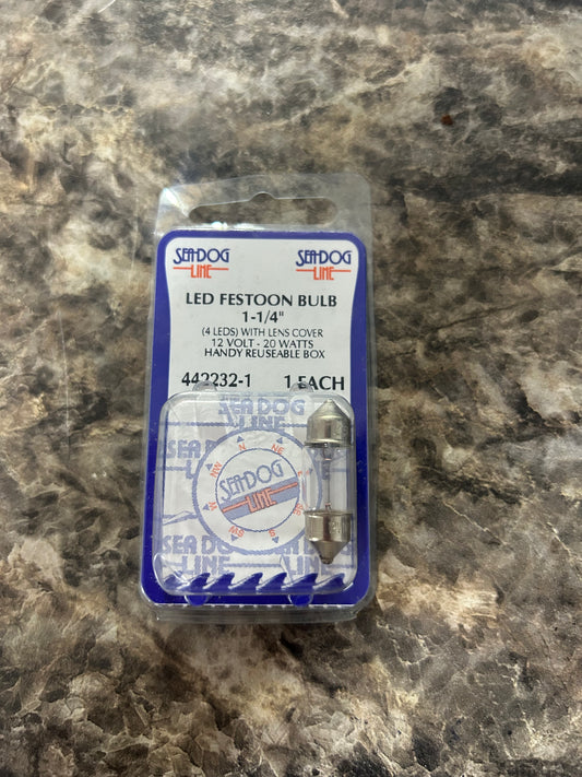 NEW Seadog Line -LED Festoon Bulb- 1 1/4" 20 WATTS