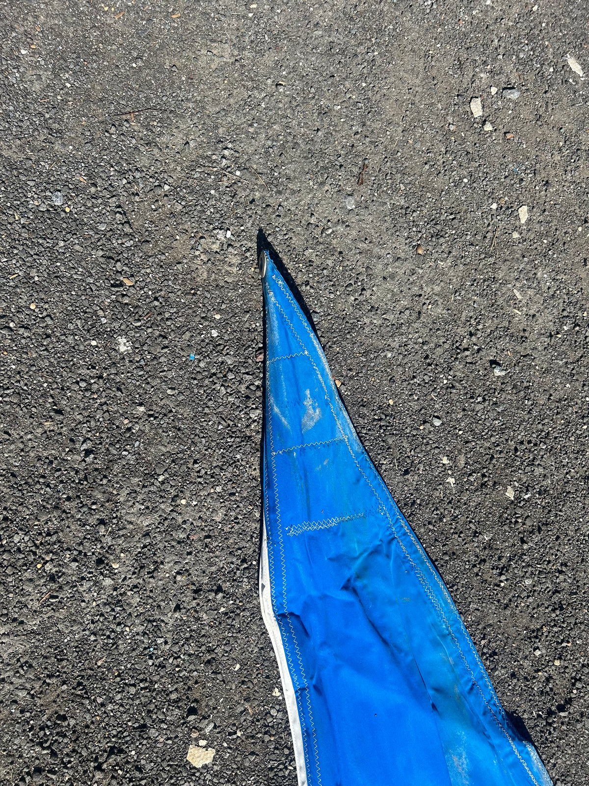 C&C26 Blue and White Roller Furling / Furler Sail 33' 9” x 31' 7" x 17' 4"