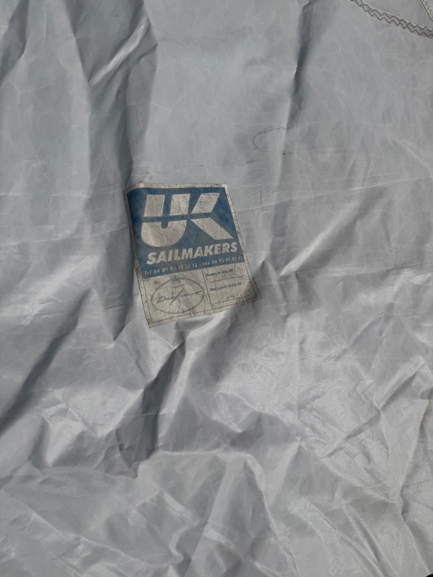 UK Sailmakers Roller Furling Sail 45’3” x 45’7” x 22’1” Navy White
