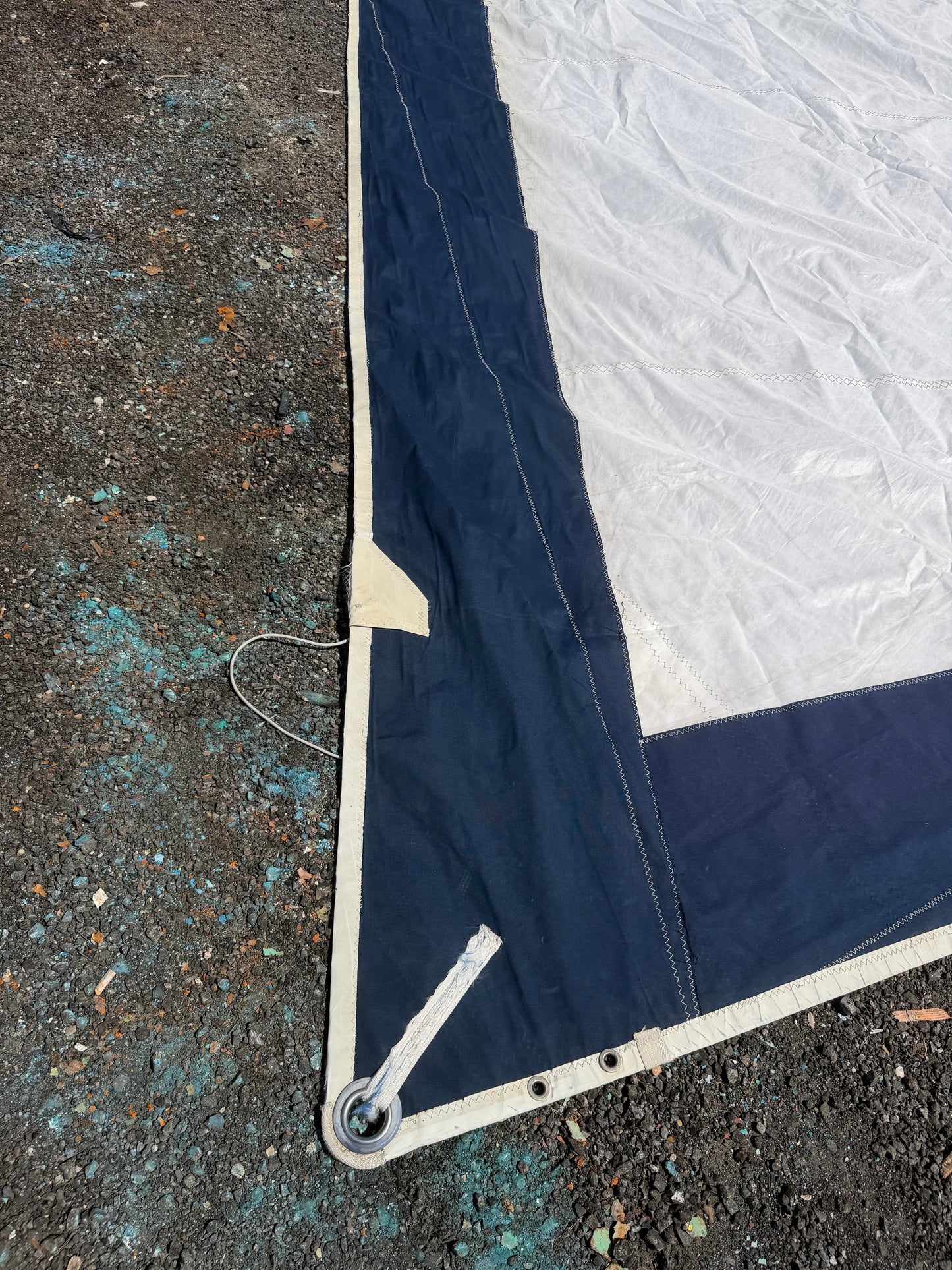 UK Sailmakers Roller Furling Sail 45’3” x 45’7” x 22’1” Navy White